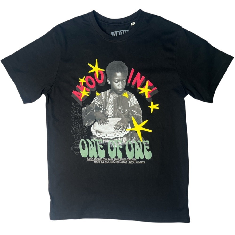 Akoo one of one graphic shirt sz Various